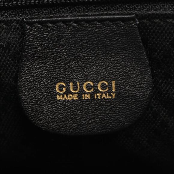 Gucci Bamboo Backpack/Handbag, Leather, Women's, Black, 003 2058 0016